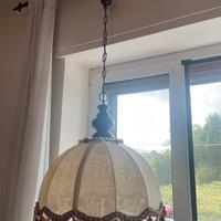 Lampadario in tessuto