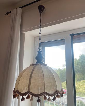 Lampadario in tessuto