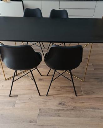 4 sedie + tavolo Maisons du Monde