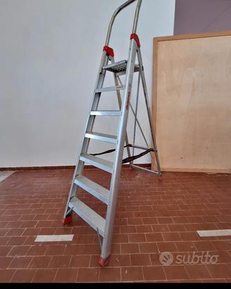 Scala a libro alluminio 7 gradini - FARAONE