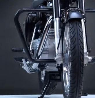 Paramotore per Royal Helfield Classic Bullett 500