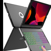 Custodia con tastiera per per iPad 9a gen 10.2''