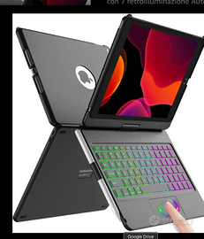 Custodia con tastiera per per iPad 9a gen 10.2''