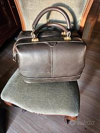 set di borse in pelle