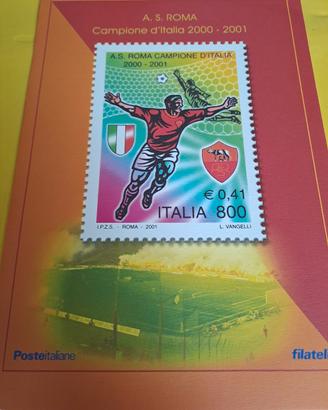 folder A.S.ROMA Campione  d'Italia  2000/2001