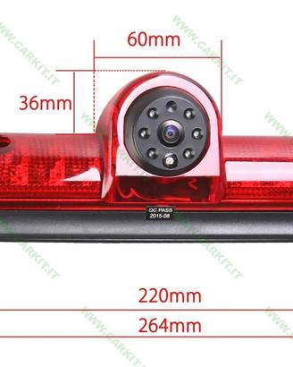 Telecamera specifica Fiat ducato Peugeot Citroen