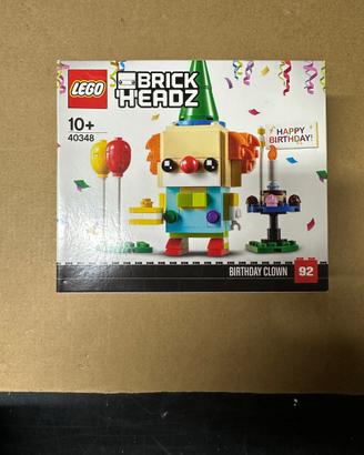 🎂 LEGO 40348 Birthday Clown – BrickHeadz – Nuovo 