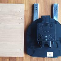 Supporto Staffa TV Lcd ad estrazione per Camper 