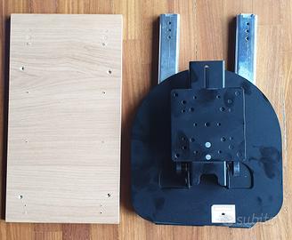 Supporto Staffa TV Lcd ad estrazione per Camper 