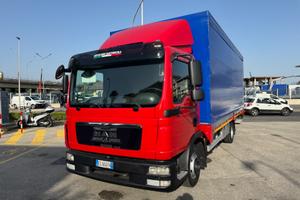 Man 12.250 cassone centinato + sponda euro 5