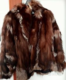 giacca vera pelliccia volpe corta