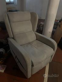 Poltrona elettrica relax reclinabile