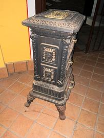 Stufa antica a legna