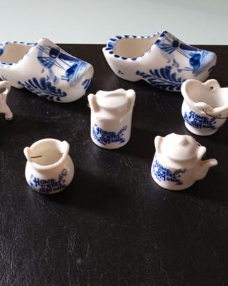 Lotto Porcellane in Miniatura da collezione 9 pz
