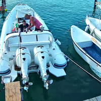 Nuova Jolly king 820 con motori evinrude 225