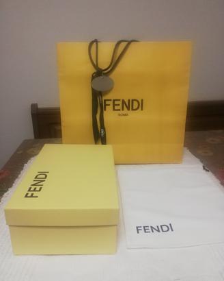 Set Packaging Fendi Originale Completo per scarpe 