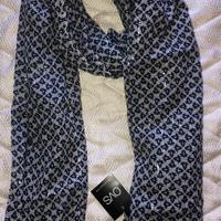 Sciarpa OVS fantasia blu e argento