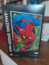 LEGO ART 31209 THE AMAZING SPIDERMAN USATO COMPLET