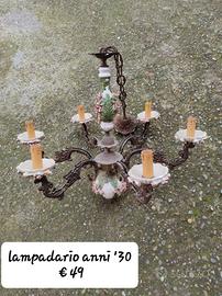 lampadario vintage