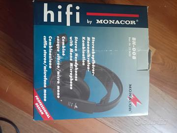 Cuffie con microfono professionali Monacor BH-008
