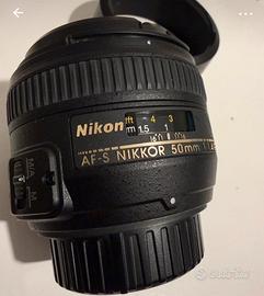 Nikon AF-S Nikkor 50 mm f/1.4G Obiettivo, Nero