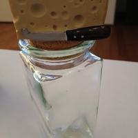 barattolo porta cubetti di parmigiano