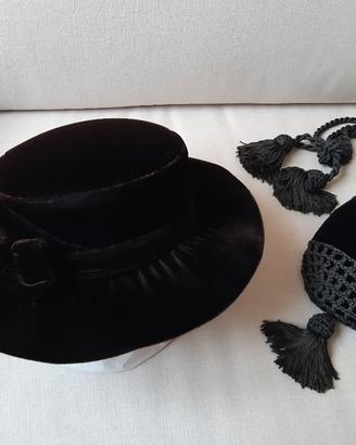 Cappello e borsettina da cerimonia TOP VINTAGE