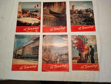 Sei Riviste Il Touring anni 60'