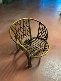 Poltrona in vimini