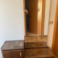 Mobile ingresso art deco con specchio 120x35 h 170