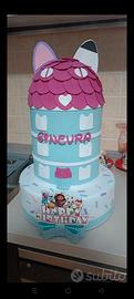 torta finta Gabby's dollhouse 