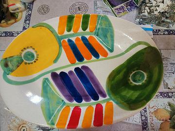 vassoio ceramica artistica De Simone 