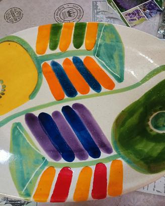 vassoio ceramica artistica De Simone 