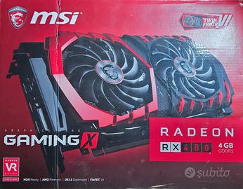 Scheda Video MSI Radeon RX480 4 Gb DDR5