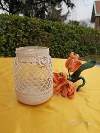Vaso in vetro (anche porta tealight).