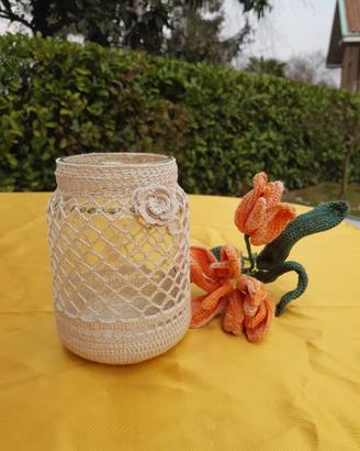 Vaso in vetro (anche porta tealight).