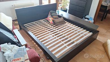 letto Ikea Malm matrimoniale completo di doghe