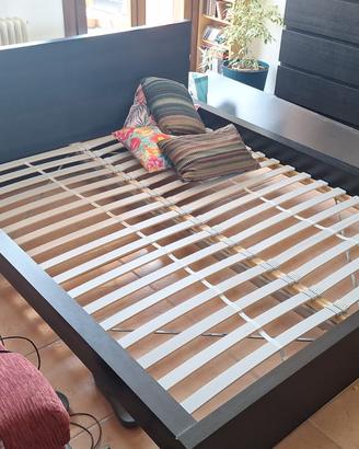 letto Ikea Malm matrimoniale completo di doghe