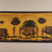 Quadro etnico originale Kenya masai