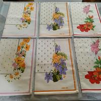 6 canovacci vintage misto lino