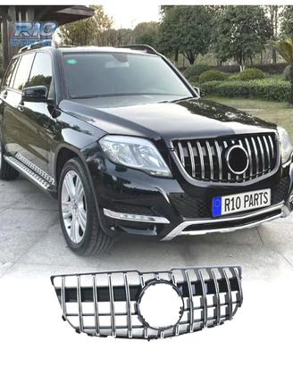 GRIGLIA MERCEDES GLK X204 12-15 LOOK AMG NERO LUCI