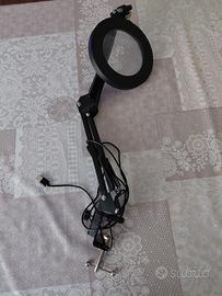 Lampada Lente d'ingrandimento LED a morsetto - Est