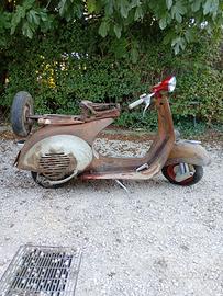 Vespa struzzo vl2 da restaurare con documenti