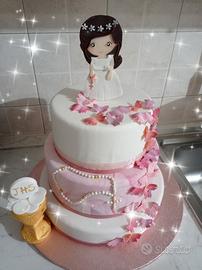 Torta scenografica Prima Comunione