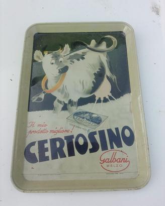vassoio vintage galbani