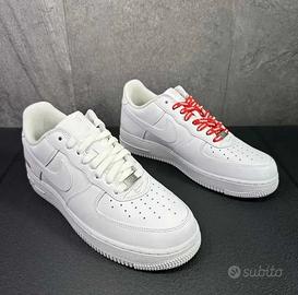 Scarpe Nike Air Force 1 Low Supreme bianche