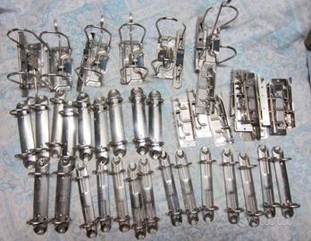 Meccanismi ad anelli per faldoni