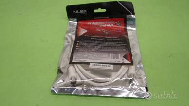 Cavo antenna TV 75 ohm - 1,5 metri - NUOVO, acquis