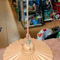 lampadario in terracotta 