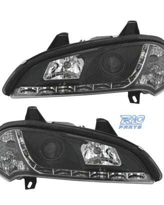 FARI PER OPEL TIGRA 95-03 LUCE DIURNA A LED FONDO 